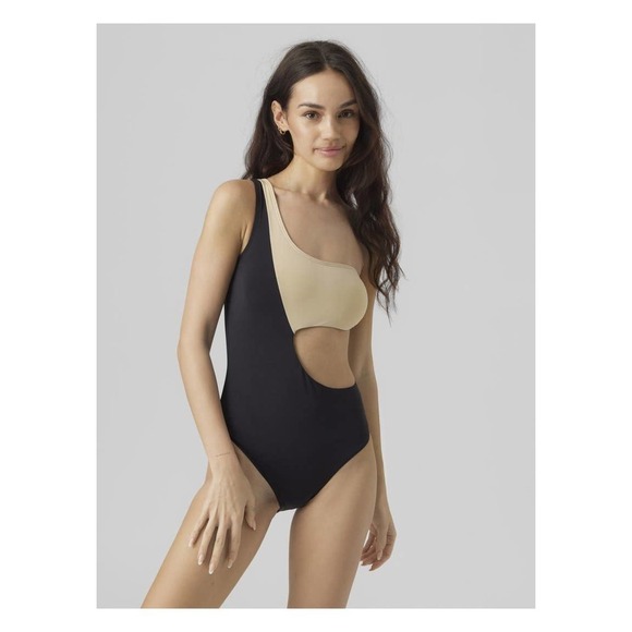 Vero Moda VMLEAH 10282728 Swimsuit Irish Cream Size S NWT - Picture 1 of 12